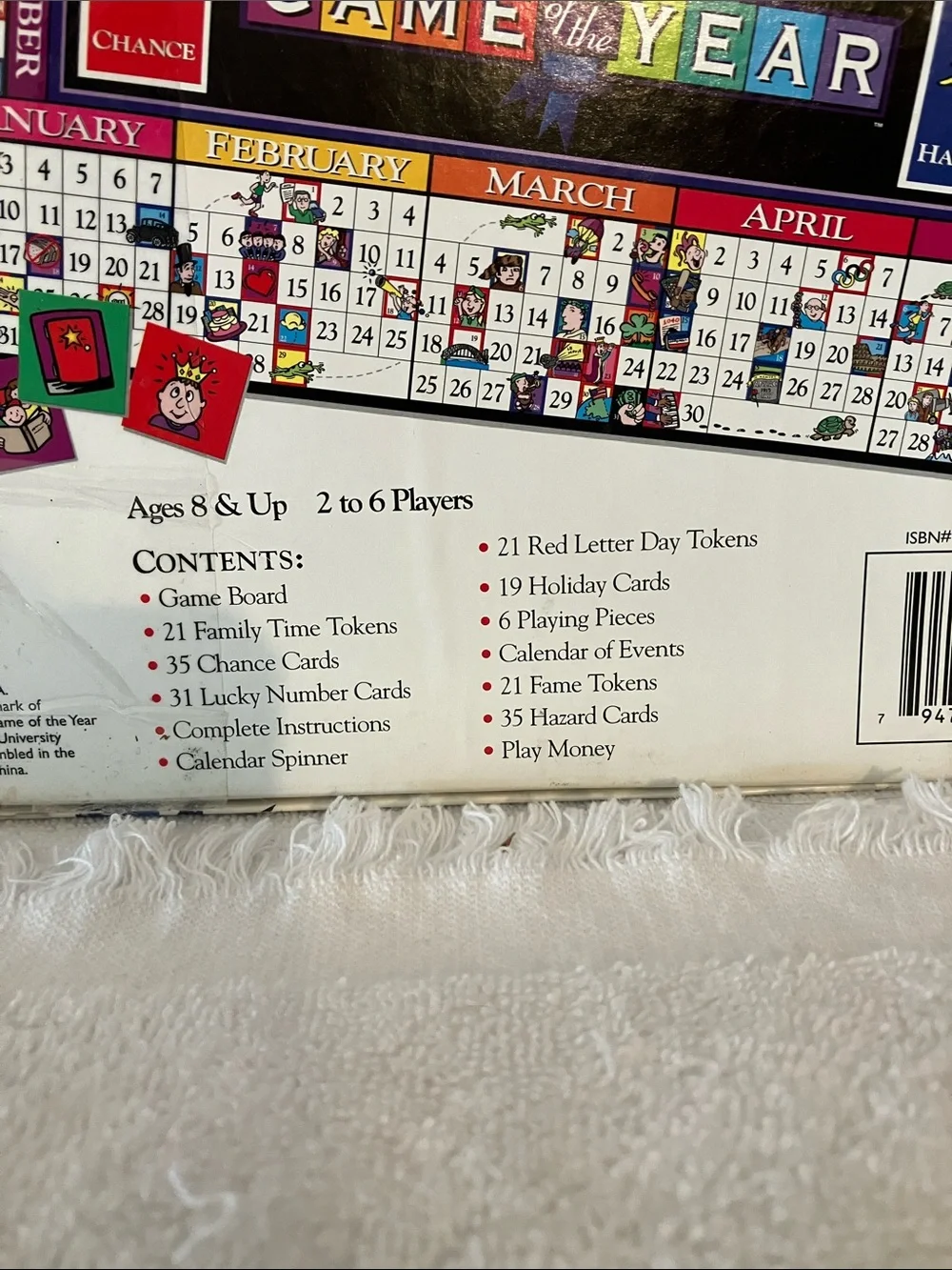 University Games 1977 Game of the Year Fun Family Game 8 & Up-1 missing piece.